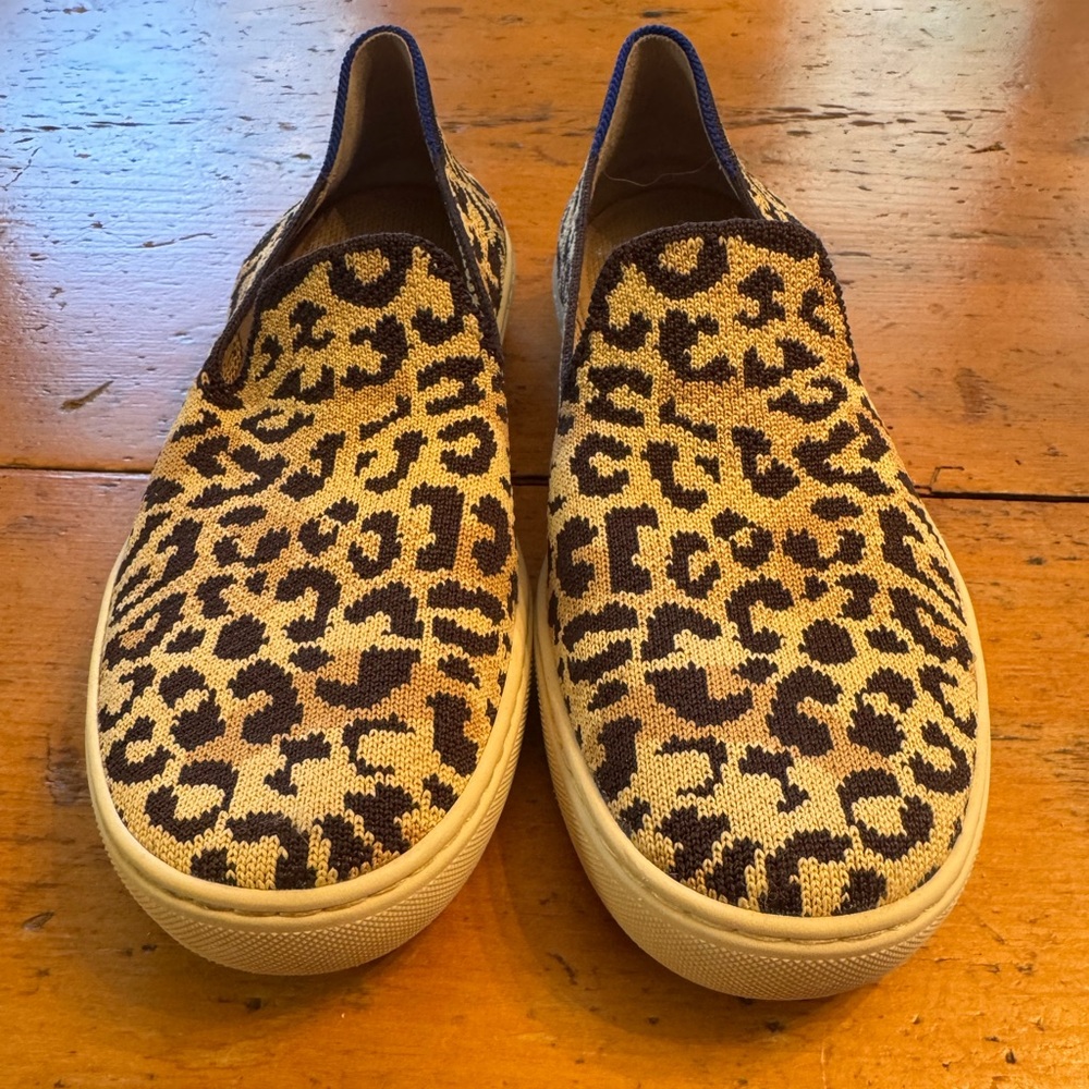 Rothy's Camo Cat 'The Sneaker' slip on